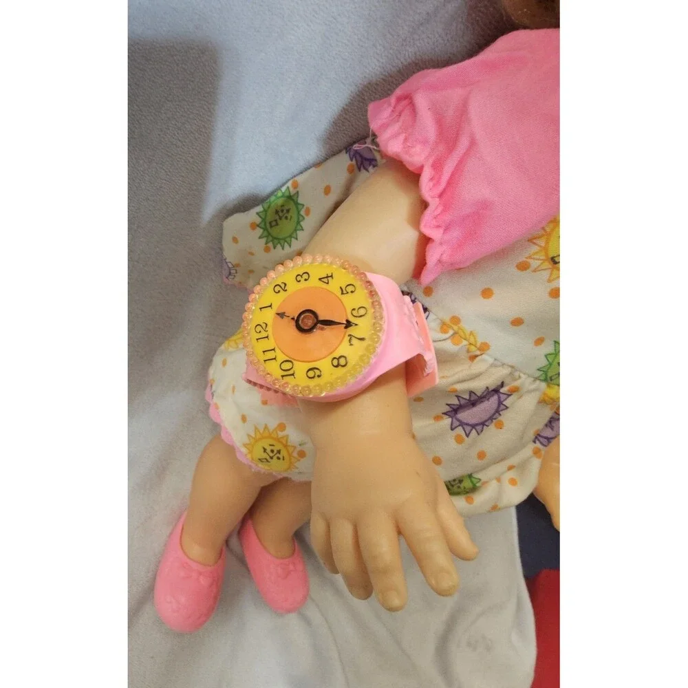 Vintage 1969 Vinyl Plastic Mattel Timey Tell Girl Character Girl Doll 17